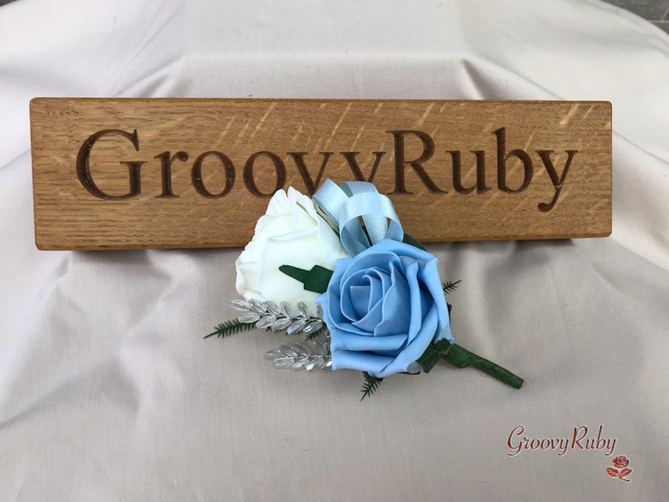 Ivory & Dusty Blue Classic