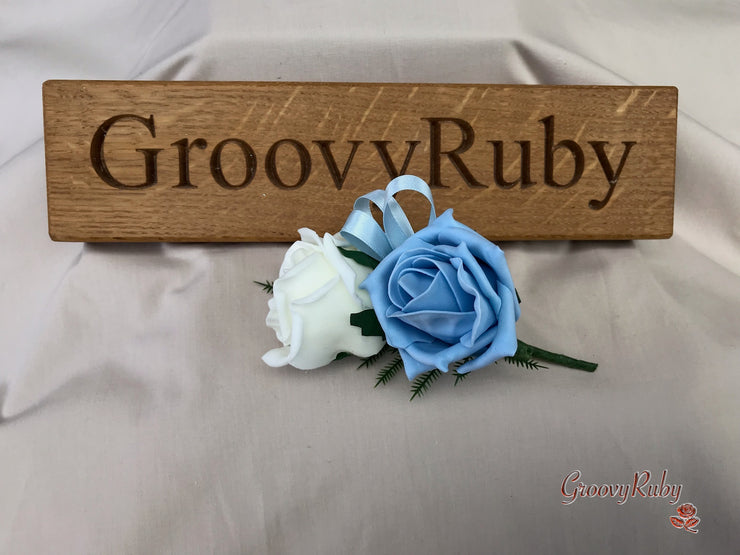 Ivory & Dusty Blue Classic