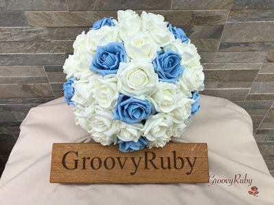 Ivory & Dusty Blue Classic