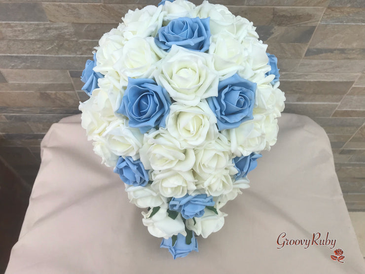 Ivory & Dusty Blue Classic