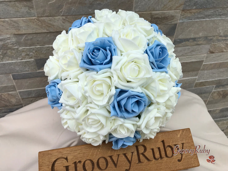 Ivory & Dusty Blue Classic