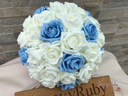 Ivory & Dusty Blue Classic