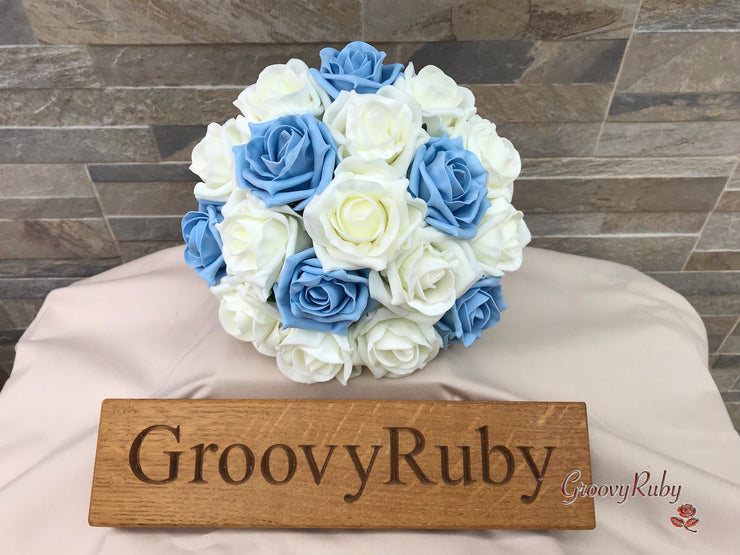 Ivory & Dusty Blue Classic