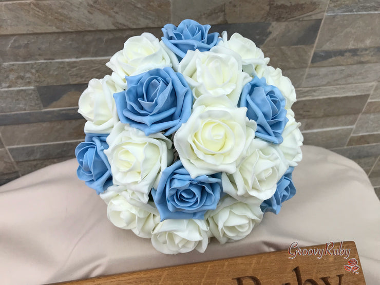 Ivory & Dusty Blue Classic