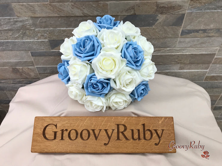 Ivory & Dusty Blue Classic