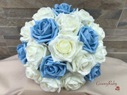 Ivory & Dusty Blue Classic