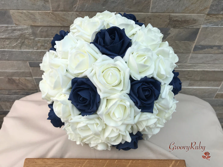 Ivory & Navy Classic