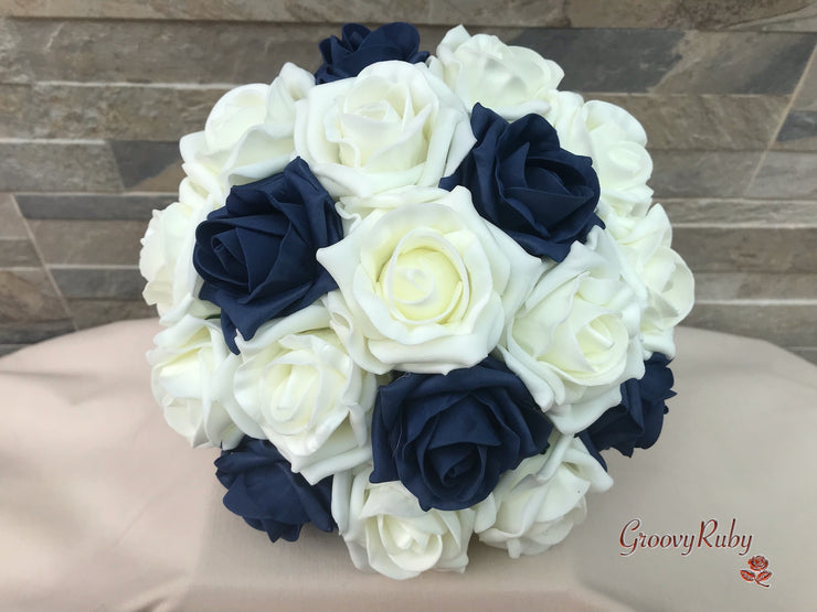 Ivory & Navy Classic