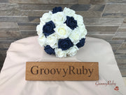 Ivory & Navy Classic