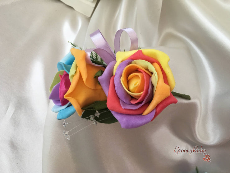 Rainbow Roses