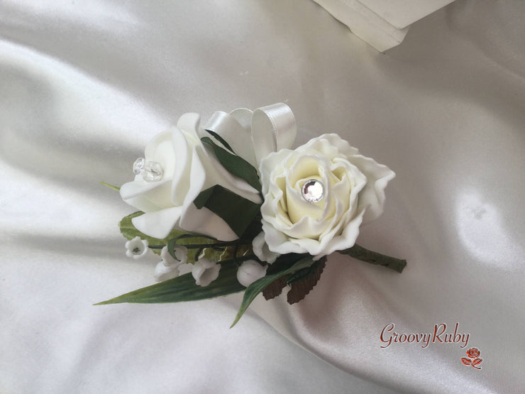 Rose, Carnation, Lily of the Valley & Foliage