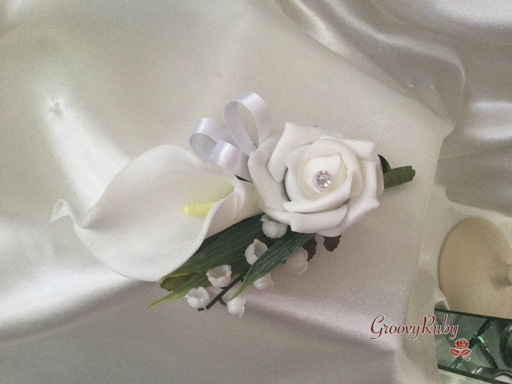 Lily of the Valley & Large Calla Lily