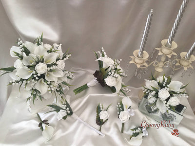 Lily of the Valley & Large Calla Lily