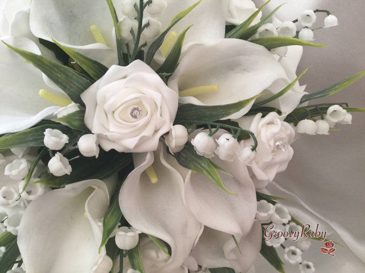 Lily of the Valley & Large Calla Lily