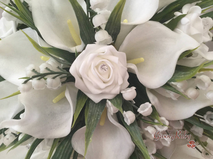 Lily of the Valley & Large Calla Lily