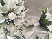 Lily of the Valley & Large Calla Lily