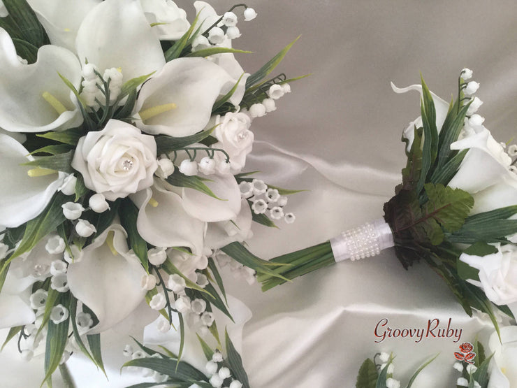 Lily of the Valley & Large Calla Lily