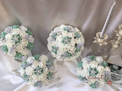 Mint Green Snowflake