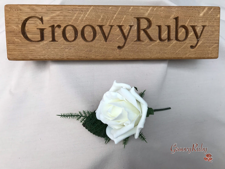Mocha Pink Thistle With Foam Roses & Gypsophila
