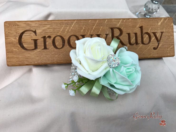 Shades of Green With Sage Ribbons
