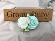 Shades of Green With Sage Ribbons