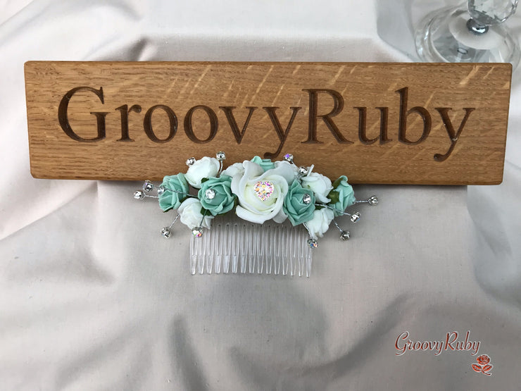 Shades of Green With Sage Ribbons