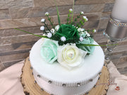 Shades of Green With Sage Ribbons
