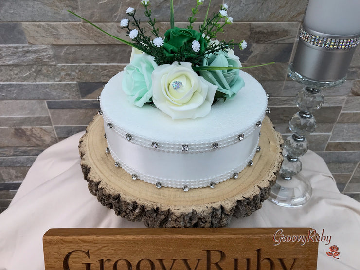 Shades of Green With Sage Ribbons