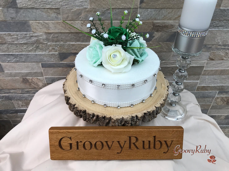 Shades of Green With Sage Ribbons