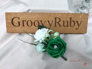 Shades of Green With Sage Ribbons