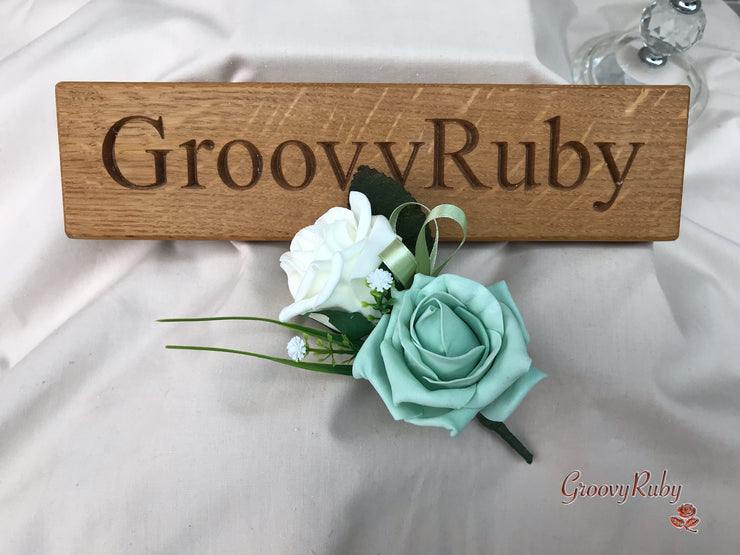 Shades of Green With Sage Ribbons