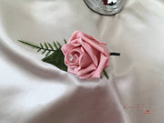 Dusky Pink & Ivory Rose Crystal