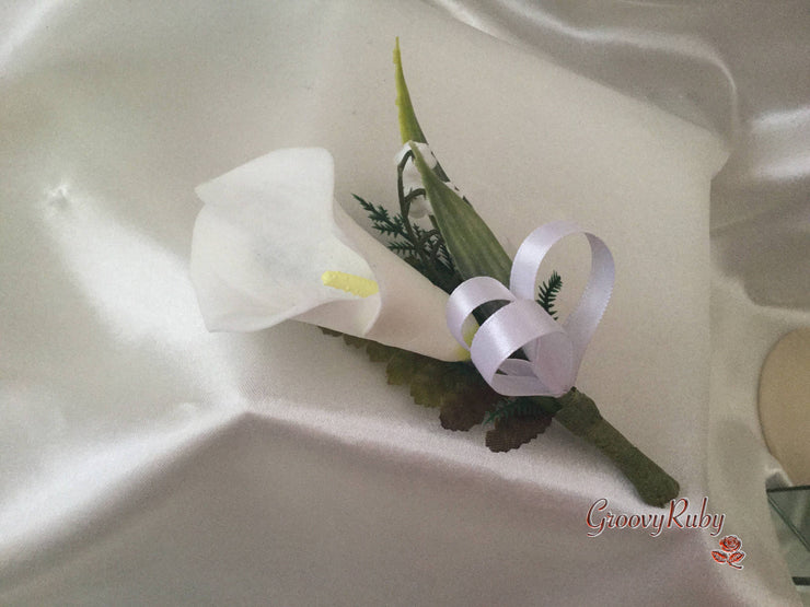 Lily of the Valley & Large Calla Lily