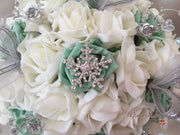 Mint Green Snowflake