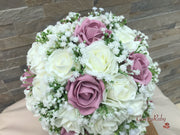 Victorian Rose With Gypsophila