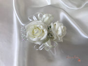 Wrist Corsage, Classic Ivory Rose