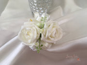 Ivory Rose & Large Calla Lily With Lily of the Valley