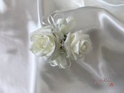 Wrist Corsage, Classic White Rose