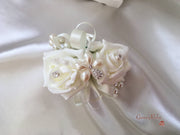 Ivory Rose & Large Calla Lily With Pearl Sprays & Pearl Brooch